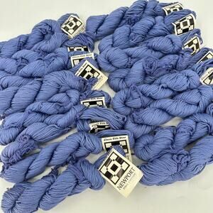 16 Classic Elite Yarns NEWPORT 100% Mercerized PIMA Cotton Blue Periwinkle #2092